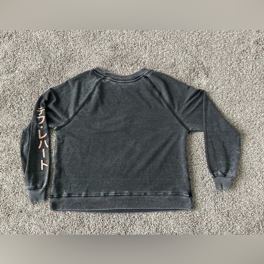 *RECYCLED KARMA Def Leppard ‘93 Adrenalize World Tour Sweatshirt Black XS RK-6 - Picture 9 of 9